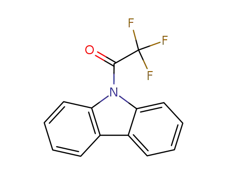 Molecular Structure of 62615-79-6 (9H-Carbazole, 9-(trifluoroacetyl)-)