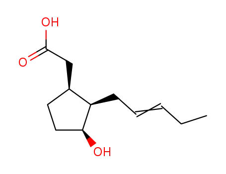 (+/-)-3-Hydroxy-2-(2-pentenyl)cyclopentaneacetic Acid