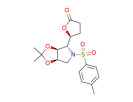 (S)-5-[(3aS,4S,6aR)-2,2-Dimethyl-5-(toluene-4-sulfonyl)-tetrahydro-[1,3]dioxolo[4,5-c]pyrrol-4-yl]-dihydro-furan-2-one