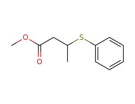 Butyric acid, 3-(phenylthio)-, methyl ester