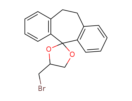 Spiro[5H-dibenzo[a,d]cycloheptene-5,2'-[1,3]dioxolane],4'-(bromomethyl)-10,11-dihydro-