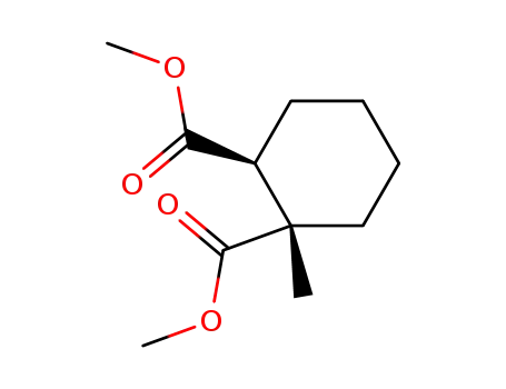 Molecular Structure of 52782-06-6 ((+/-)-1-methyl-cyclohexane-1<i>r</i>,2<i>t</i>-dicarboxylic acid dimethyl ester)