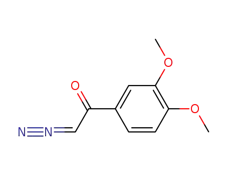 Molecular Structure of 52196-76-6 ([2-(3,4-dimethoxyphenyl)-2-oxoethylidene]diazenium)