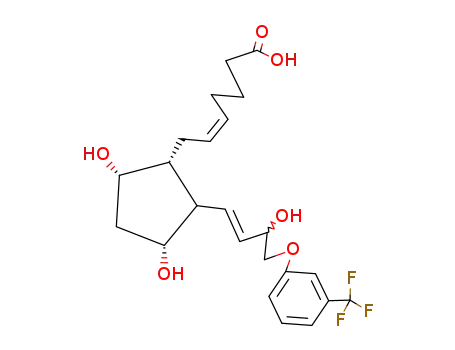 Molecular Structure of 40666-16-8 (Fluprostenol)