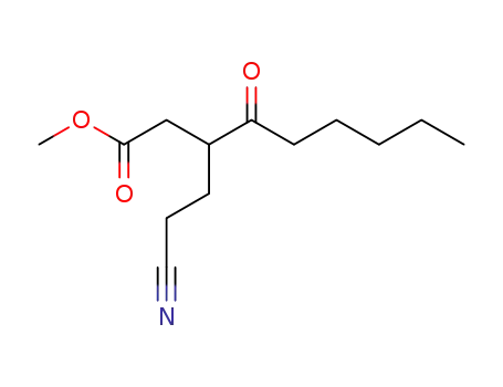 3-(2-Cyano-ethyl)-4-oxo-nonanoic acid methyl ester