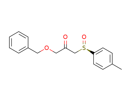 2-Propanone, 1-[(4-methylphenyl)sulfinyl]-3-(phenylmethoxy)-, (R)-