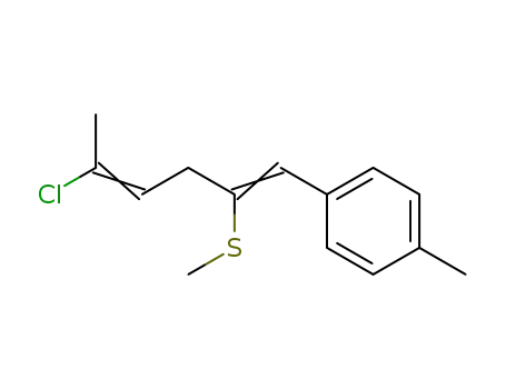 1-((1Z,4Z)-5-Chloro-2-methylsulfanyl-hexa-1,4-dienyl)-4-methyl-benzene
