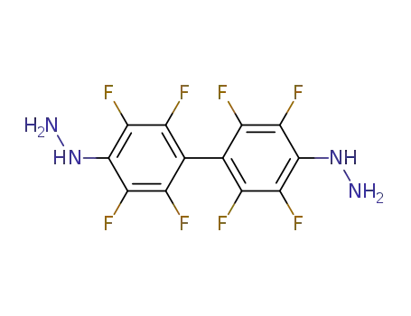 Molecular Structure of 2200-68-2 (2,2',3,3',5,5',6,6'-OCTAFLUORO-4,4'-DIHYDRAZINO-1,1'-BIPHENYL)