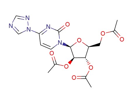 1-(2,3,5-tri-O-acetyl-β-L-arabinofuranosyl)-4-(1,2,4-triazole-1-yl)-1H-pyridinium-2-one