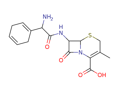 5-Thia-1-azabicyclo[4.2.0]oct-2-ene-2-carboxylicacid, 7-[[(2R)-2-amino-2-(1,4-cyclohexadien-1-yl)acetyl]amino]-3-methyl-8-oxo-,(6R,7R)-