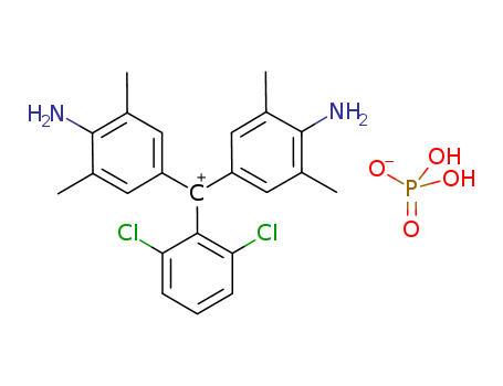 Methylium, bis(4-amino-3,5-dimethylphenyl)(2,6-dichlorophenyl)-, phosphate (1:1)