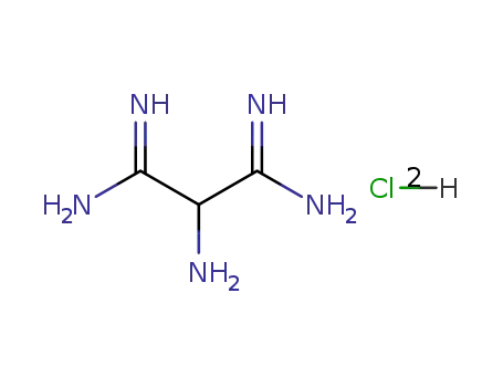 Molecular Structure of 65758-94-3 (2-amino-malonamidine; dihydrochloride)
