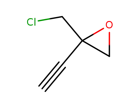 Molecular Structure of 41305-03-7 (Oxirane, 2-(chloromethyl)-2-ethynyl-)
