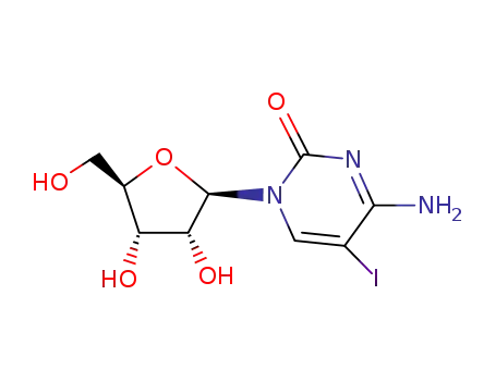 Molecular Structure of 1147-23-5 (5-Iodocytidine)
