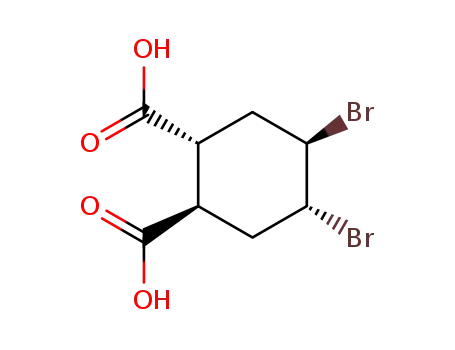 Molecular Structure of 84800-04-4 (4,5-dibromocyclohexane-1,2-dicarboxylic acid)