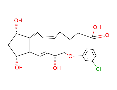 Molecular Structure of 57968-81-7 ((+)-5-trans Cloprostenol)