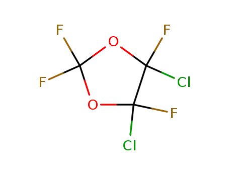 Molecular Structure of 87075-00-1 (1,3-Dioxolane, 4,5-dichloro-2,2,4,5-tetrafluoro-)