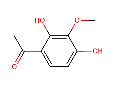 Molecular Structure of 62615-26-3 (Ethanone, 1-(2,4-dihydroxy-3-methoxyphenyl)-)