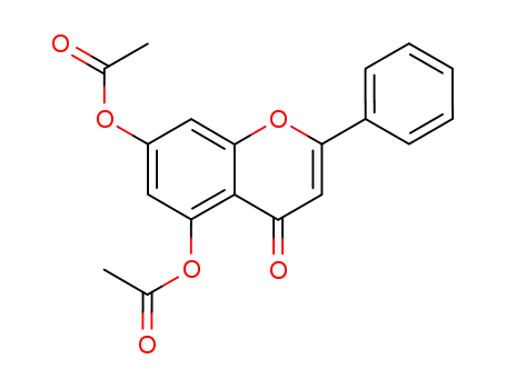Molecular Structure of 6665-78-7 (5,7-Diacetoxyflavone)