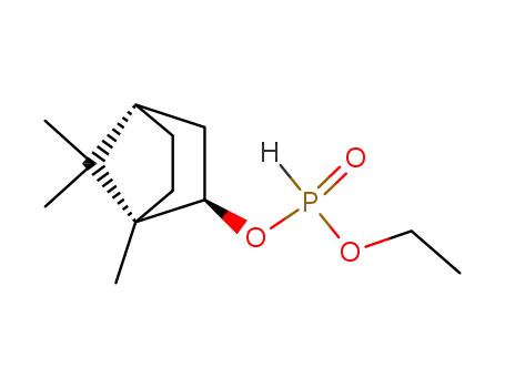 Molecular Structure of 108248-52-8 ((Ξ)-phosphonic acid ethyl ester-((1<i>S</i>)-bornyl ester))
