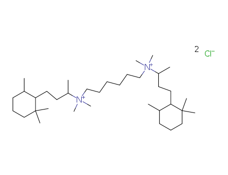 1,6-Hexanediaminium,N1,N1,N6,N6-tetramethyl-N1,N6-bis[1-methyl-3-(2,2,6-trimethylcyclohexyl)propyl]-,chloride (1:2)