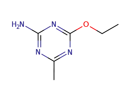 Molecular Structure of 3882-66-4 (2-AMINO-4-ETHOXY-6-METHYL-1,3,5-TRIAZINE)