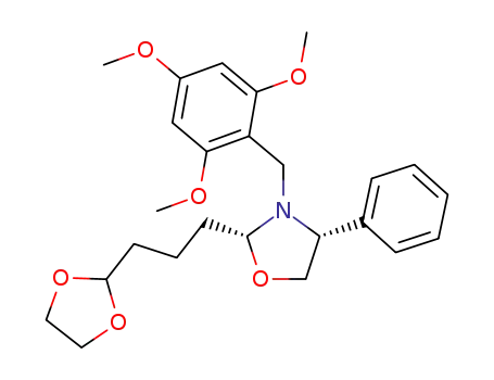 (2R,4R)-2-(3-[1,3]Dioxolan-2-yl-propyl)-4-phenyl-3-(2,4,6-trimethoxy-benzyl)-oxazolidine