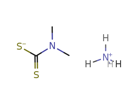Carbamodithioic acid,N,N-dimethyl-, ammonium salt (1:1)