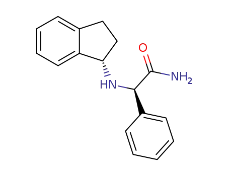 (R)-2-((S)-Indan-1-ylamino)-2-phenyl-acetamide