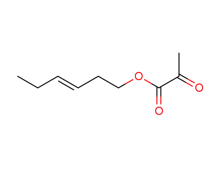 Molecular Structure of 68133-76-6 (PYRUVIC ACID CIS-3-HEXEN-1-YL ESTER)