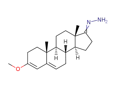 Molecular Structure of 1131428-48-2 (3-methoxyandrosta-3,5-dien-17-one hydrazone)