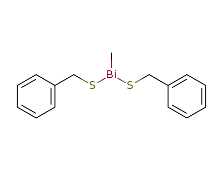 Molecular Structure of 60458-09-5 (Bis-(benzylthio)-methylbismutin)