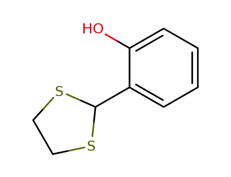 Molecular Structure of 7070-92-0 (Phenol, 2-(1,3-dithiolan-2-yl)-)