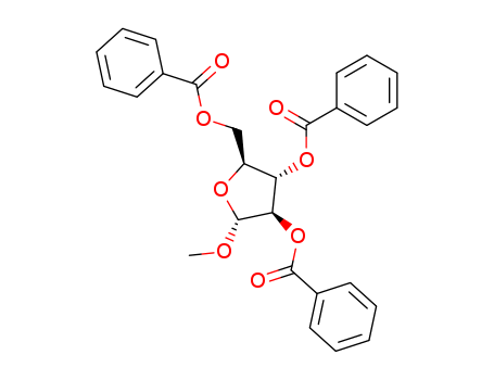 (2R,3R,4S,5S)-2-((benzoyloxy)methyl)-5-methoxytetrahydrofuran-3,4-diyldibenzoate
