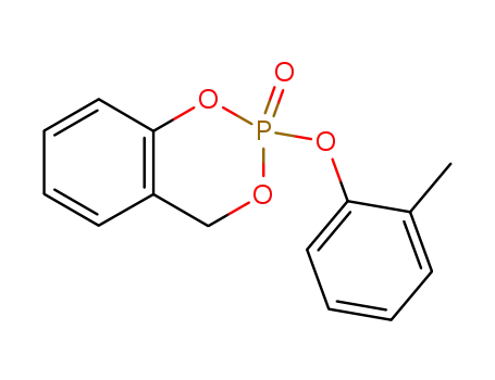Molecular Structure of 1222-87-3 (2-(2-METHYLPHENOXY)-4H-1,3,2-BENZODIOXAPHOSPHORIN 2-OXIDE)