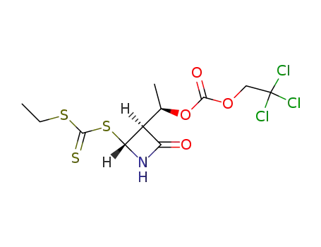 炭酸(1R)-1-[(2R,3S)-2-[[(エチルチオ)チオキソメチル]チオ]-4-オキソ-3-アゼチジニル]エチル2,2,2-トリクロロエチル