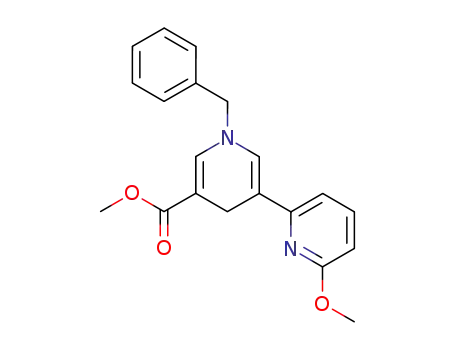 1'-benzyl-6-methoxy-1',4'-dihydro-[2,3']bipyridinyl-5'-carboxylic acid methyl ester