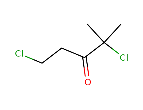 Molecular Structure of 191032-91-4 (3-Pentanone,  1,4-dichloro-4-methyl-)