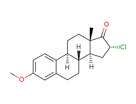 Estra-1,3,5(10)-trien-17-one,16-chloro-3-methoxy-, (16a)-