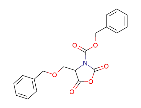 Molecular Structure of 394210-41-4 (3-Oxazolidinecarboxylic acid, 2,5-dioxo-4-[(phenylmethoxy)methyl]-,
phenylmethyl ester)