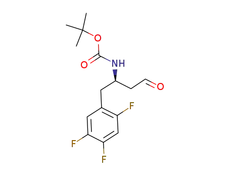 tert-butyl (R)-(4-oxo-1-(2,4,5-trifluorophenyl)butan-2-yl)carbamate