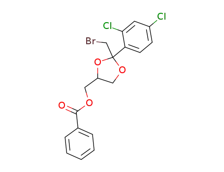 1,3-Dioxolane-4-methanol, 2-(bromomethyl)-2-(2,4-dichlorophenyl)-,
benzoate