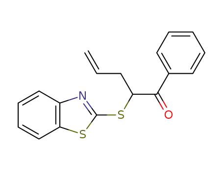 2-(Benzothiazol-2-ylsulfanyl)-1-phenyl-pent-4-en-1-one