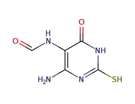 N-(4-amino-6-oxo-2-sulfanylidene-3H-pyrimidin-5-yl)formamide cas  64194-62-3
