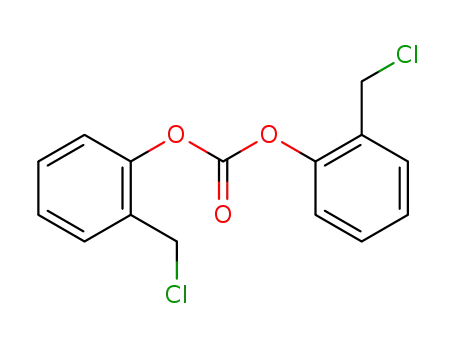 Molecular Structure of 100865-84-7 (carbonic acid bis-(2-chloromethyl-phenyl ester))