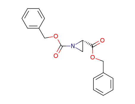 Molecular Structure of 83824-80-0 (benzyl (2S)-1-benzyloxycarbonyl-aziridine-2-carboxylate)