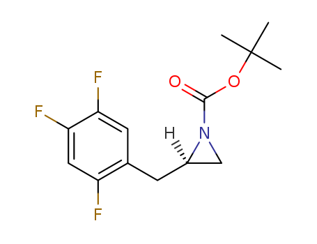 (R)-t-butyl 2-(2,4,5-trifluorobenzyl)aziridine-1-carboxylate