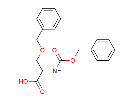 Molecular Structure of 20806-39-7 (N-(benzyloxycarbonyl)-O-benzylserine)