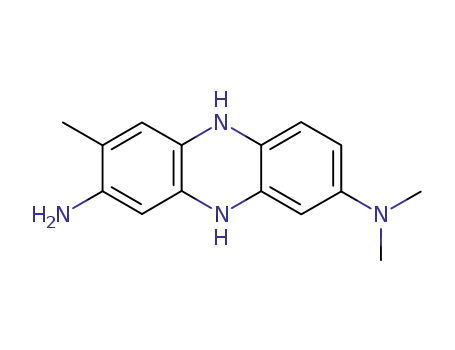 Molecular Structure of 31160-45-9 (3,<i>N</i><sup>8</sup>,<i>N</i><sup>8</sup>-trimethyl-5,10-dihydro-phenazine-2,8-diamine)