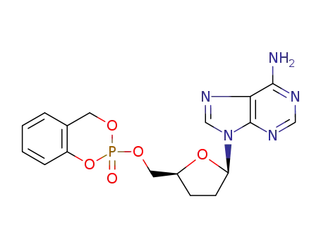 9H-Purin-6-amine,
9-[(2R,5S)-tetrahydro-5-[[(2-oxido-4H-1,3,2-benzodioxaphosphorin-2-yl
)oxy]methyl]-2-furanyl]-